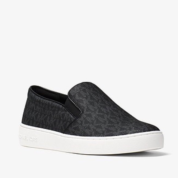 Michael Kors Shoes - Michael Kors Keaton Logo Slip On Sneaker Size 9.5